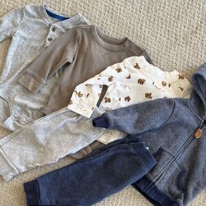6 month boys clothes set lot bundle winter long sleeve pants